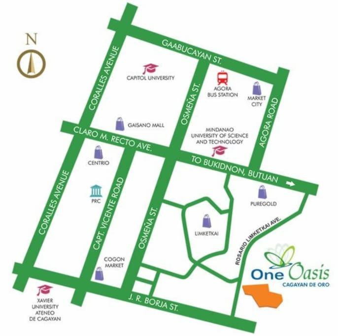 S&K One Oasis 2Br Condo Unit 2506 Cagayan de Oro Eksteriør billede